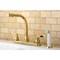 Kingston Brass KB8752NFL NuWave French Centerset Kitchen Faucet, Polished Brass KB8752NFL - alternate 2
